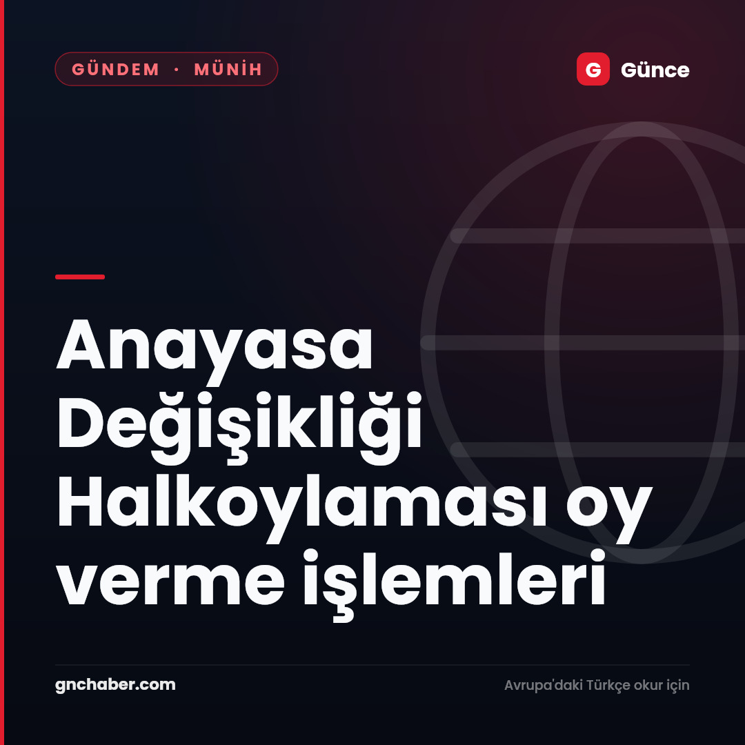 Anayasa Değişikliği Halkoylaması oy verme işlemleri
