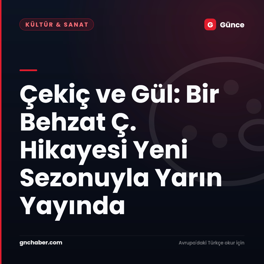 Çekiç ve Gül: Bir Behzat Ç. Hikayesi Yeni Sezonuyla Yarın Yayında