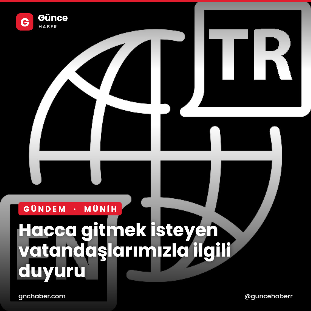 Hacca gitmek isteyen vatandaşlarımızla ilgili duyuru