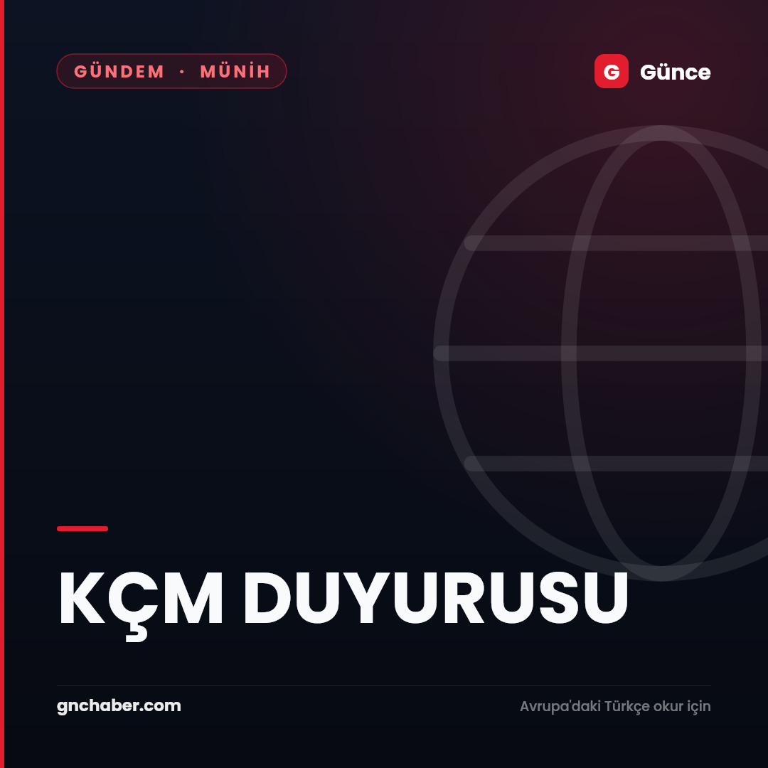 KÇM DUYURUSU