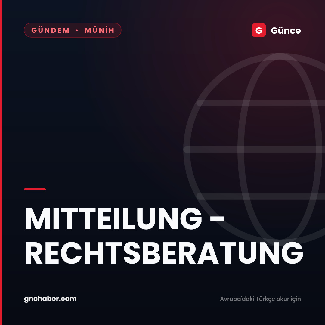 MITTEILUNG - RECHTSBERATUNG