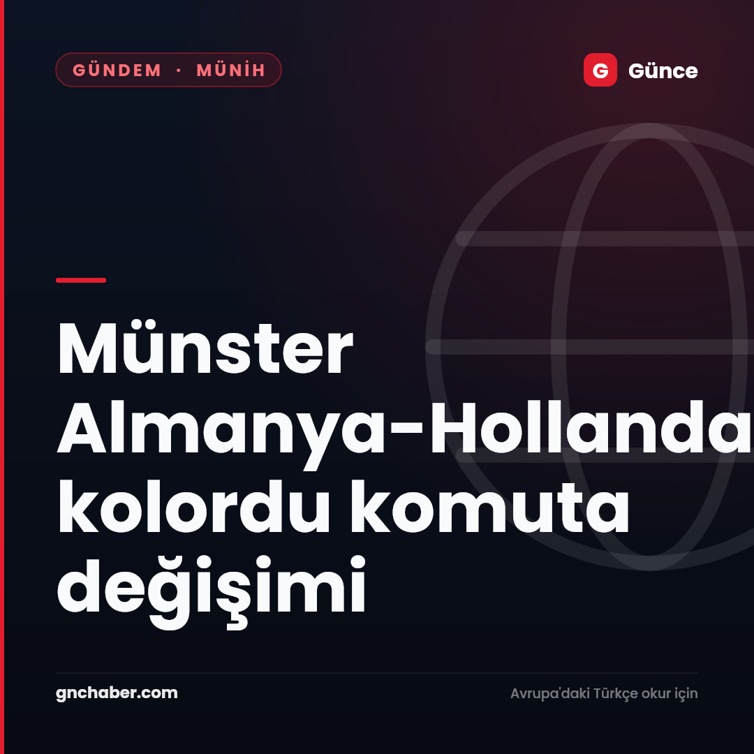 Münster Almanya-Hollanda kolordu komuta değişimi