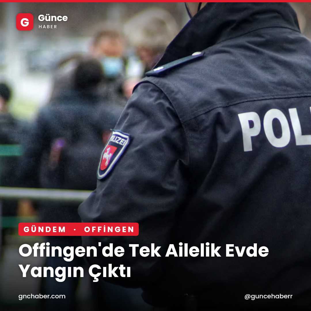 Offingen'de Tek Ailelik Evde Yangın Çıktı
