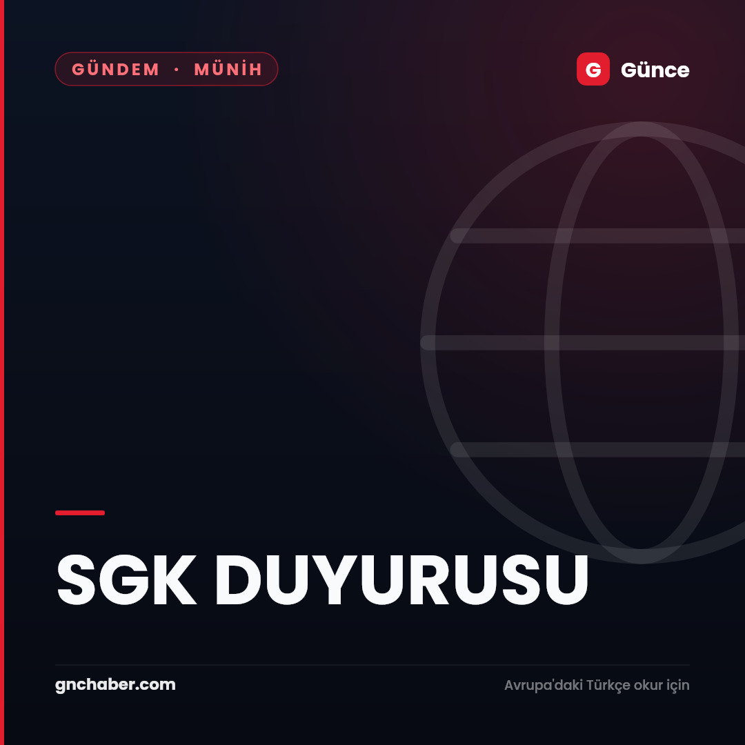 SGK DUYURUSU